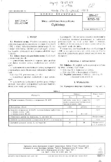 Masa asfaltowo-kauczukowa - Cyklolep BN-87/6753-10