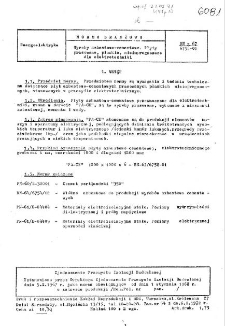 Wyroby azbestowo-cementowe - Płyty prasowane, płaskie, nieimpregnowane dla elektrotechniki BN-67/6758-01