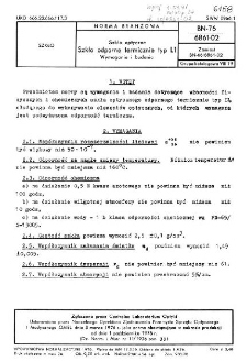 Szkło optyczne - Szkło odporne termicznie typ L1 - Wymagania i badania BN-76/6861-02