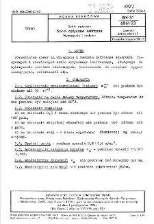 Szkło optyczne - Szkło optyczne lustrzane - Wymagania i badania BN-76/6861-03