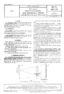 Szkło optyczne - Badanie smużystości szkła optycznego w blokach metodą bezimersyjną Dworzaka BN-75/6861-05