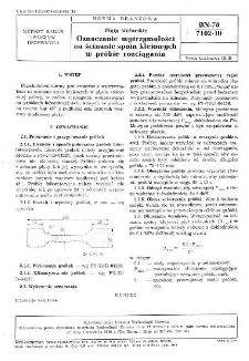 Płyty stolarskie - Oznaczanie wytrzymałości na ścinanie spoin klejowych w próbie rozciągania BN-78/7102-10