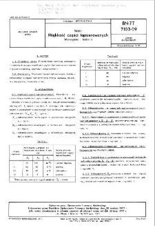 Meble - Miękkość części tapicerowanych - Wymagania i badania BN-77/7103-09