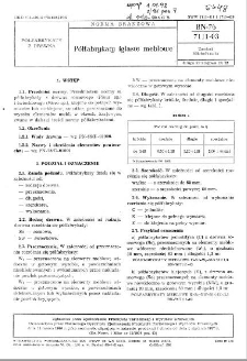 Półfabrykaty iglaste meblowe BN-76/7111-03