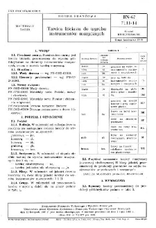 Tarcica liściasta do wyrobu instrumentów muzycznych BN-67/7111-14