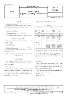 Tarcica iglasta do produkcji podłóg kontenerowych BN-77/7111-26