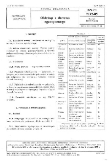 Okleiny z drewna egzotycznego BN-74/7112-05