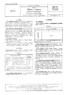 Forniry - Okleiny z drewna podzwrotnikowego skrawane obwodowo - Podział, wymiary i wymagania jakościowe BN-70/7112-09