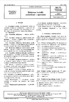 Sklejkowe kształtki siedziskowe i oparciowe BN-75/7121-08