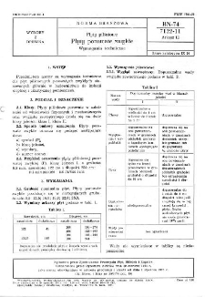 Płyty pilśniowe - Płyty porowate zwykłe - Wymagania techniczne BN-74/7122-11 Arkusz 11