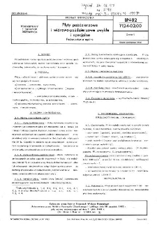 Płyty paździerzowe i wiórowo-paździerzowe zwykłe i specjalne - Postanowienia ogólne BN-82/7124-02.00