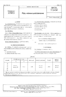 Płyty wiórowo-paździerzowe BN-76/7124-04