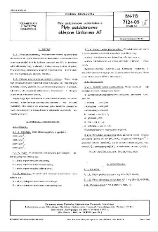 Płyty paździerzowe uszlachetnione - Płyty paździerzowe oklejone Unilamem AF BN-78/7124-05 Arkusz 01