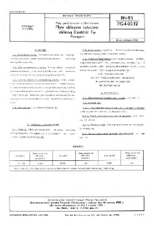 Płyty paździerzowe uszlachetnione - Płyty oklejone sztuczną okleiną Elastofol Fw - Wymagania BN-83/7124-05.12