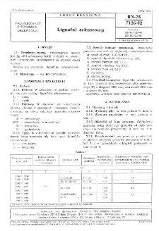 Lignofol arkuszowy BN-75/7126-02