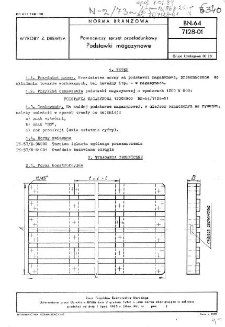 Pomocniczy sprzęt przeładunkowy - Podstawki magazynowe BN-64/7128-01