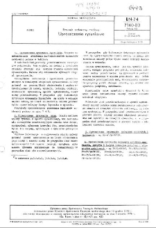 Rysunek techniczny meblowy - Uproszczenia rysunkowe BN-74/7140-03 Arkusz 02