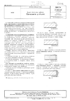 Rysunek techniczny meblowy - Oznaczenia graficzne BN-74/7140-03 Arkusz 03