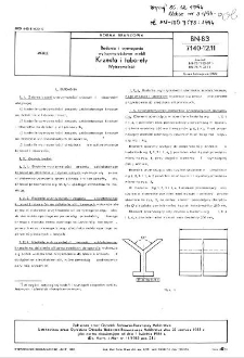 Badania i wymagania wytrzymałościowe mebli - Krzesła i taborety - Wytrzymałość BN-83/7140-12.11