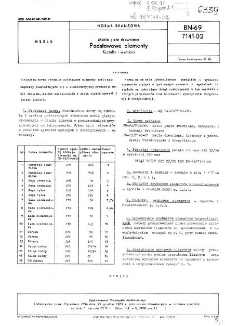 Meble gięte drewniane - Podstawowe elementy - Kształty i wymiary BN-69/7141-02