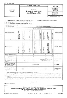 Surowce dla przemysłu papierniczego - Ścinki krawieckie BN-78/7311-01 Arkusz 02