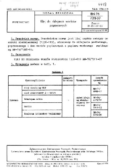 Klej do sklejania worków papierowych BN-76/7311-07