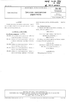 Celuloza siarczanowa papiernicza BN-86/7312-04