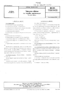Sztuczna okleina na nośniku papierowym - Kontrola jakości BN-83/7338-04.02