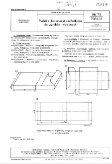 Pudełka (kartonaże) szufladkowe do wyrobów tytoniowych BN-70/7351-03