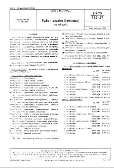 Pudła i pudełka (kartonaże) do obuwia BN-70/7351-27