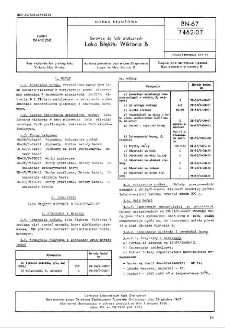 Surowce do farb graficznych - Laka Błękitu Wiktoria B BN-67/7462-07