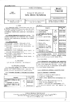 Surowce do farb graficznych - Laka Zieleni brylantowej BN-67/7462-08