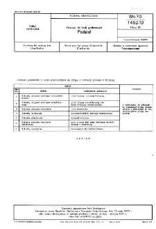Pokosty do farb graficznych - Podział BN-70/7462-10 Arkusz 02