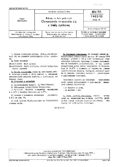 Pokosty do farb graficznych - Oznaczanie mieszania się z bielą cynkową BN-70/7462-10 Arkusz 20