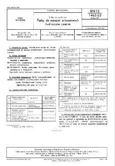 Farby typograficzne - Farby do maszyn arkuszowych ilustracyjne czarne BN-72/7463-02 Arkusz 07