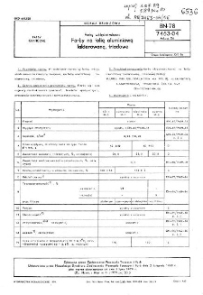 Farby wklęsłodrukowe - Farby na folię aluminiową lakierowaną, triadowe BN-78/7463-04 Arkusz 06