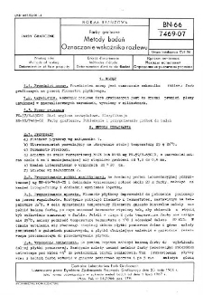 Farby graficzne - Metody badań - Oznaczanie wskaźnika rozlewu BN-66/7469-07