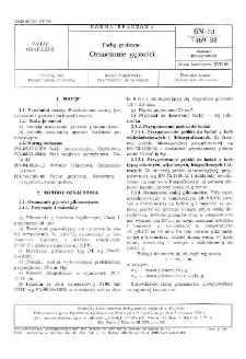 Farby graficzne - Oznaczanie gęstości BN-73/7469-03