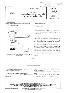 Farby graficzne - Sporządzanie odbitek do badań za pomocą wałka anilox BN-76/7469-11 Arkusz 06