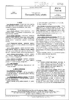 Farby graficzne - Oznaczanie liczby połysku BN-74/7469-16