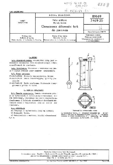 Farby graficzne - Metody badań - Oznaczanie skłonności farb do pienienia BN-69/7469-25