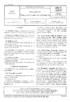 Farby graficzne - Oznaczanie czasu utrwalania się BN-73/7469-27