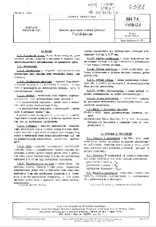 Surowce przemysłu włókien łykowych - Paździerze BN-74/7518-02