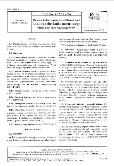 Metody badań surowców włókienniczych - Kokony jedwabnika morwowego - Określanie cech morfologicznych BN-74/7519-04
