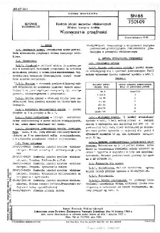 Kontrola jakości surowców włókienniczych - Włókno konopne krótkie - Wyznaczanie przędności BN-66/7501-09