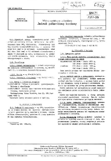 Włókna syntetyczne poliamidowe - Jedwab poliamidowy kordowy BN-71/7517-06