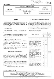 Włókna syntetyczne poliestrowe cięte pozostałe - Elana D BN-73/7517-08