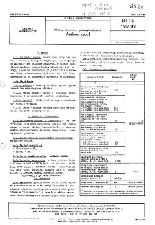 Włókna chemiczne poliakrylonitrylowe - Anilana-kabel BN-76/7517-09