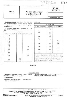 Przędza pojedyncza z włókien łykowych - System Tex BN-75/7520-03