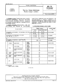 Tkaniny lniane leżakowe - Wspólne wymagania użytkowe BN-70/7523-06